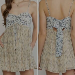 Entro Sage Floral Printed Romper